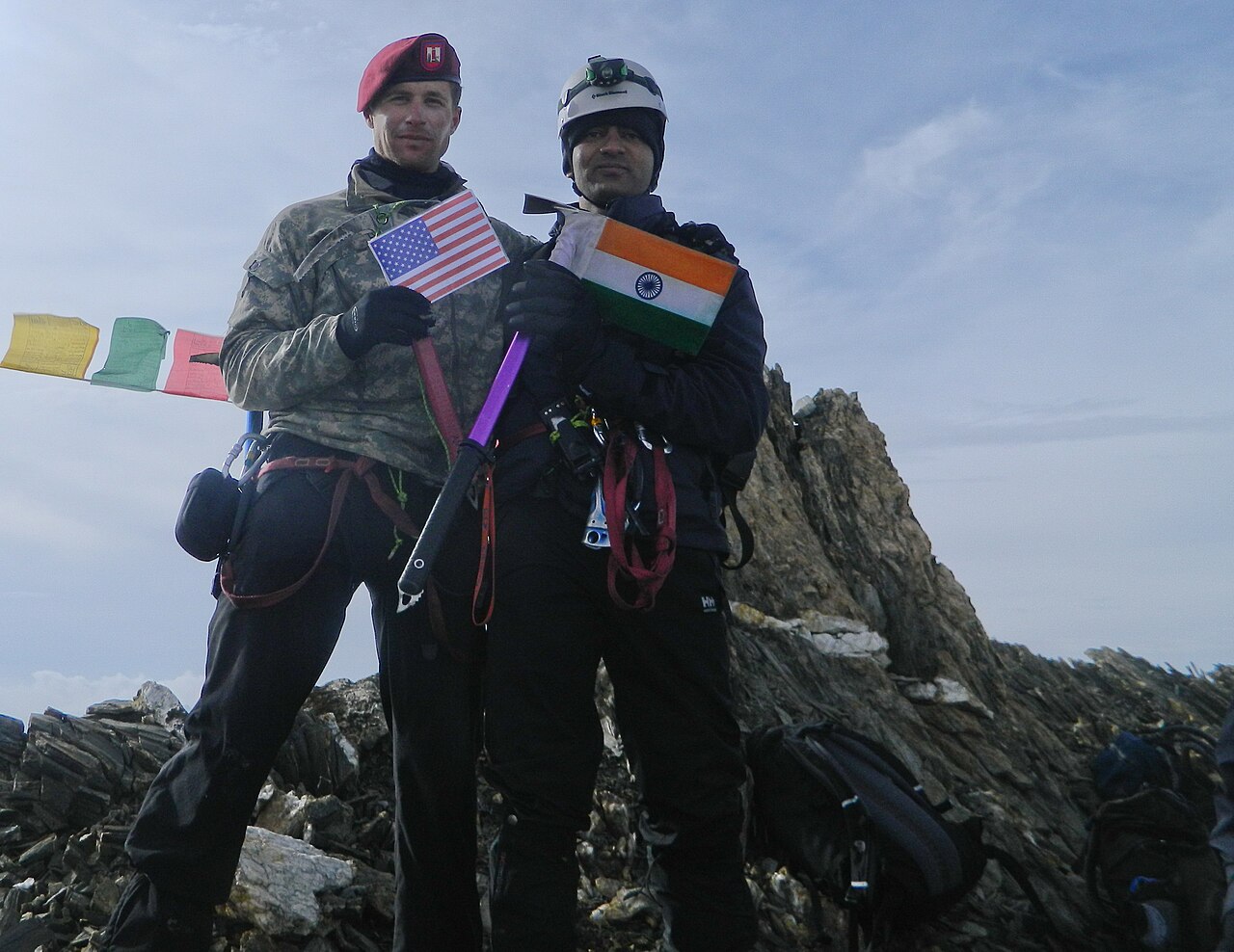 Indian Army soldiers deployed in a forward area