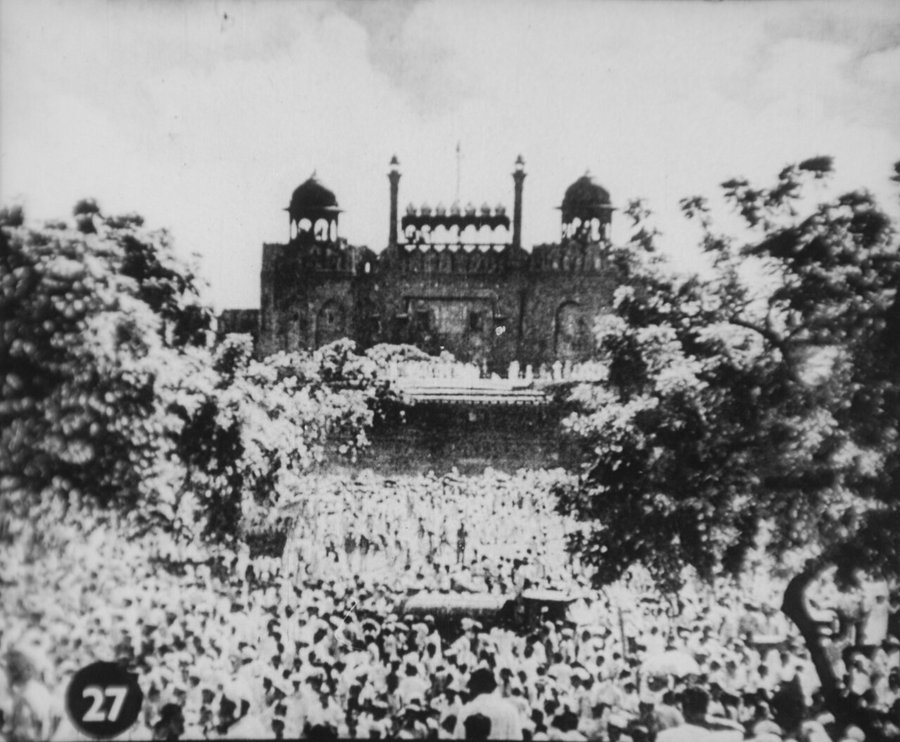 The tricolour at the Red Fort